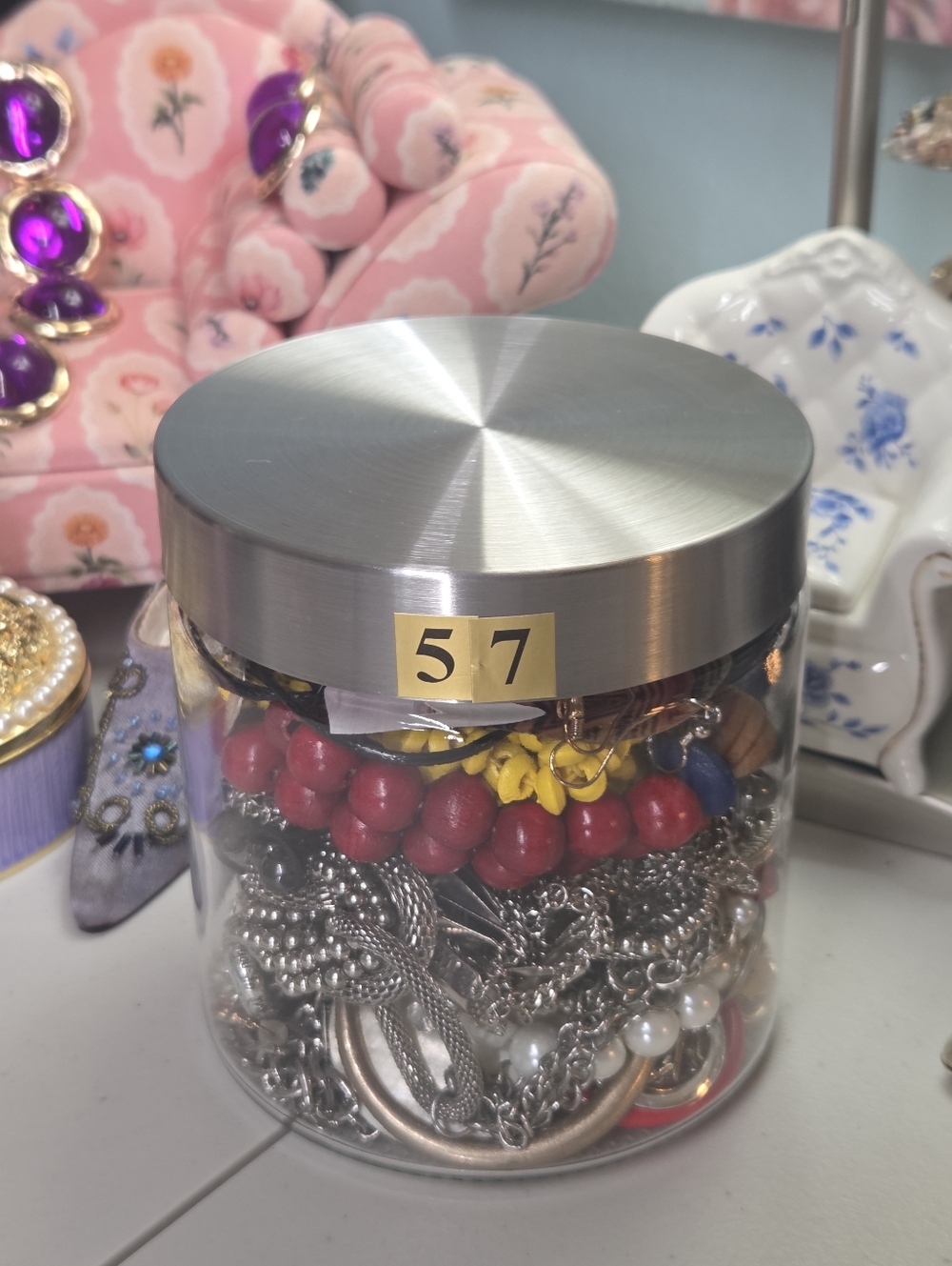 #57 Mystery Jewelry Jar- All Wearable - 2.50 lbs.